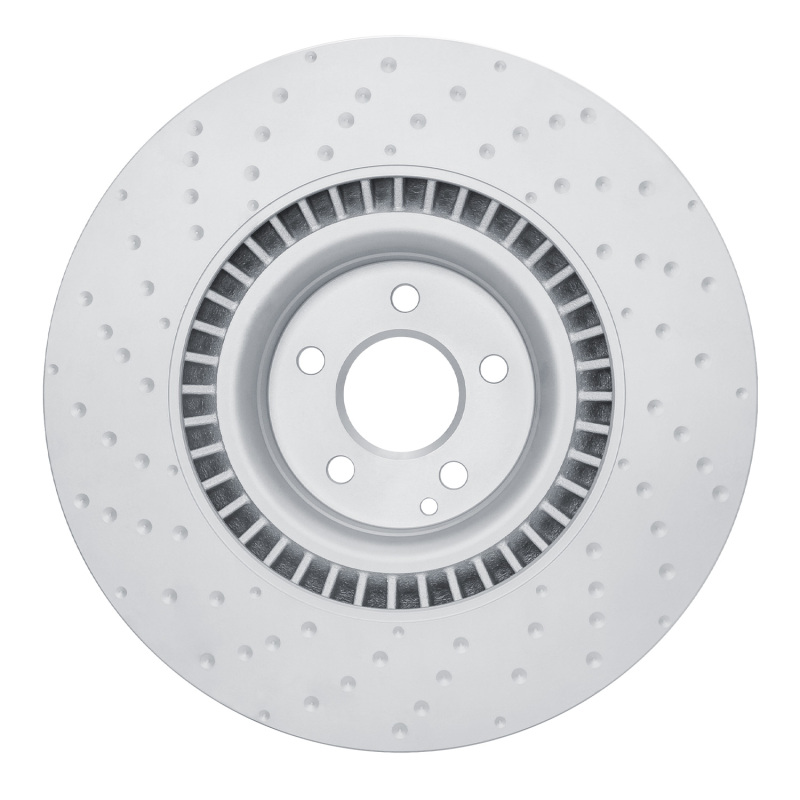 Mercedes-Benz CL63 AMG Brake Rotor (1) - Front - R1 Concepts - GEOSPEC Dimpled - `07-`14